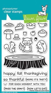 Lawn Fawn - Forest Feast - clear stamp set - Design Creative Bling