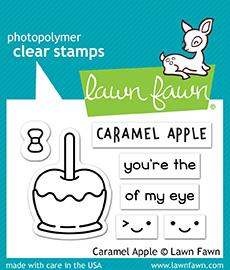 LAWN FAWN-Clear Stamp 3" x 2"- Caramel Apple - Design Creative Bling