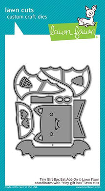Lawn Fawn -Lawn Cuts - Dies -  tiny gift box bat add-on - Design Creative Bling