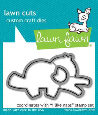 Lawn Fawn - I Like Naps - lawn cuts - Design Creative Bling