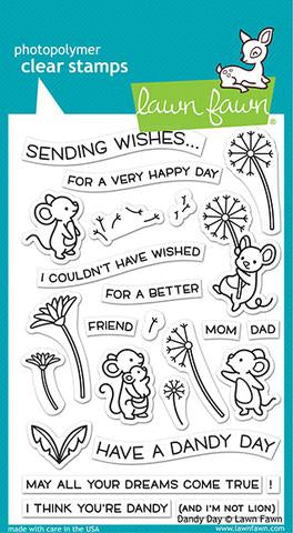 Lawn Fawn - Dandy Day - clear stamp set