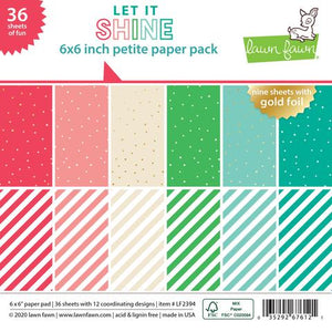 Lawn Fawn-Let it shine Petite Paper Pack 6 x 6