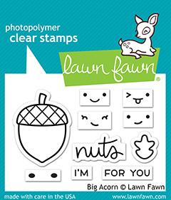 Lawn Fawn-Clear Stamps-Big Acorn