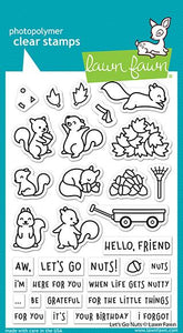 Lawn Fawn-Clear Stamps-Let's Go Nuts - Design Creative Bling