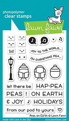 Lawn Fawn-Clear Stamps-Peas On Earth - Design Creative Bling