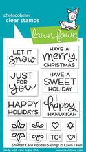Lade das Bild in den Galerie-Viewer, Lawn Fawn-Clear Stamps-Shutter Card Sayings - Design Creative Bling
