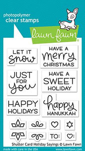 Lawn Fawn-Clear Stamps-Shutter Card Sayings