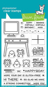 Lawn Fawn - Virtual Friends- clear stamp set