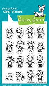Lawn Fawn - Clear Photopolymer Stamps - Tiny Friends - Design Creative Bling