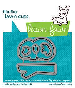 Lawn Fawn-One In A Chameleon Flip Flop-Lawn Cuts - Design Creative Bling