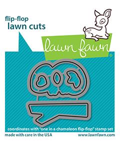 Lawn Fawn-One In A Chameleon Flip Flop-Lawn Cuts