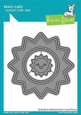 Lawn Fawn-outside in stitched sun frame-Lawn Cuts - Design Creative Bling