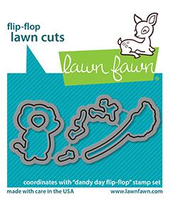 Lawn Fawn - Dandy Day Flip-flop - lawn cuts - Design Creative Bling