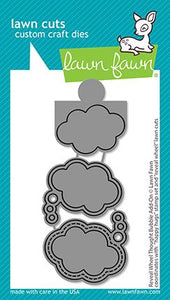 Lawn Fawn-Lawn Cuts-Dies-Reveal Wheel Thought Bubble Add-on