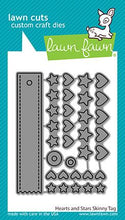 Load image into Gallery viewer, Lawn Fawn-Lawn Cuts-Dies-Hearts And Stars Skinny Tag
