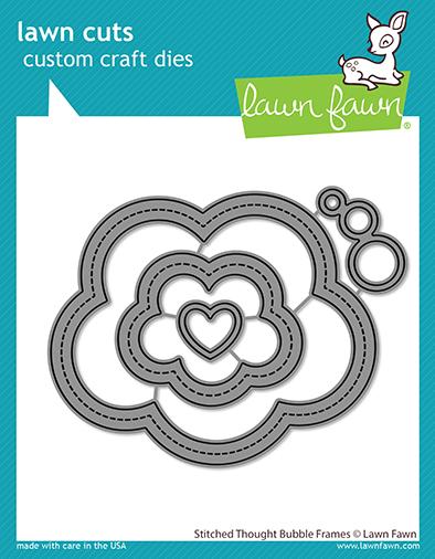 Lawn Fawn-Lawn Cuts-Dies-Stitched Thought Bubble Frame