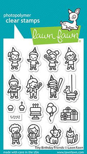 Lawn Fawn - Tiny Birthday Friends - clear stamp set - Design Creative Bling