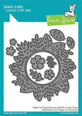 Lawn Fawn - Magic Iris Tropical Leaves Add-On - lawn cuts - Design Creative Bling