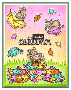 Lawn Fawn - Scripty Autumn Sentiments- clear stamp set - Design Creative Bling