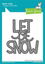 Lade das Bild in den Galerie-Viewer, Lawn Fawn - Giant Let It Snow - lawn cuts - Design Creative Bling
