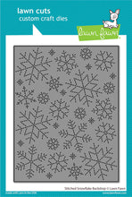Cargar imagen en el visor de la galería, Lawn Fawn-stitched snowflake backdrop-Lawn Cuts
