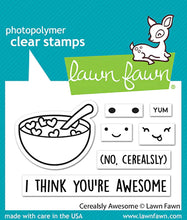 Load image into Gallery viewer, Lawn Fawn - Clear Photopolymer Stamps - cerealsly awesome - Design Creative Bling

