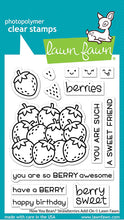 Cargar imagen en el visor de la galería, Lawn Fawn - Clear photopolymer Stamps - How You Bean? Strawberries Add-on - Design Creative Bling
