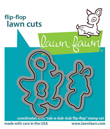 Lawn Fawn - Lawn Cuts - Dies -Rub-A-Dub-Dub