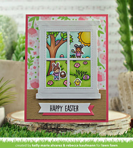 Lawn Fawn - Clear photopolymer Stamps - Tiny Spring Friends