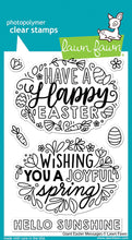 Cargar imagen en el visor de la galería, Lawn Fawn - Clear photopolymer Stamps - Giant Easter Messages - Design Creative Bling
