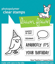 Carica l&#39;immagine nel visualizzatore di Gallery, Lawn Fawn - Clear photopolymer Stamps - Year Twelve - Design Creative Bling
