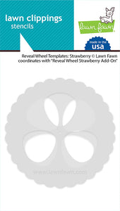 Lawn Fawn -   reveal wheel templates: strawberry - lawn cuts - Design Creative Bling