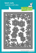 Load image into Gallery viewer, Lawn Fawn -   spring flowers backdrop - lawn cuts - Design Creative Bling
