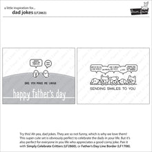 Load image into Gallery viewer, Lawn Fawn - dad jokes - clear stamp set - Design Creative Bling
