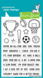 Lawn Fawn - all-star - clear stamp set - Design Creative Bling