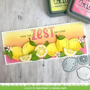 Lawn Fawn - zesty lemon - lawn cuts - Design Creative Bling