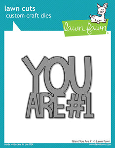 Lawn Fawn - giant you are #1 - lawn cuts - Design Creative Bling