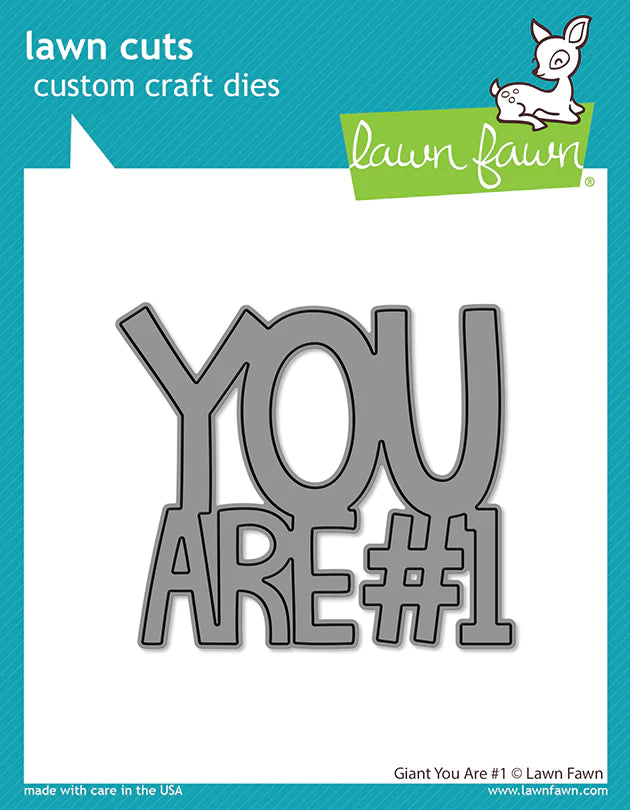 Lawn Fawn - giant you are #1 - lawn cuts - Design Creative Bling