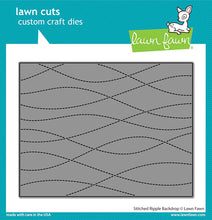 Load image into Gallery viewer, Lawn Fawn - stitched ripple backdrop - lawn cuts - Design Creative Bling

