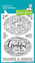 Load image into Gallery viewer, Lawn Fawn - giant thank you messages - clear stamp set - Design Creative Bling
