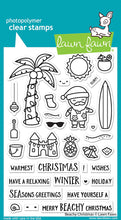 Cargar imagen en el visor de la galería, Lawn Fawn - beachy christmas - clear stamp set - Design Creative Bling
