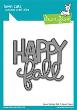 Load image into Gallery viewer, Lawn Fawn - giant happy fall - lawn cuts - Design Creative Bling
