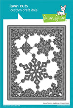 Load image into Gallery viewer, Lawn Fawn - snow flurries backdrop - lawn cuts - Design Creative Bling
