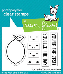 Lawn Fawn - you're the zest - clear stamp set