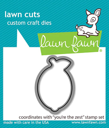 Lawn Fawn - you're the zest  - lawn cuts