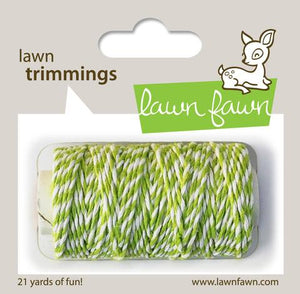 Lawn Fawn - Lawn Trimmings - Bakers Twine Spool - Lime Cord - Design Creative Bling