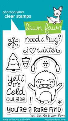Lawn Fawn -Yeti, Set, Go - Clear Stamps - Design Creative Bling