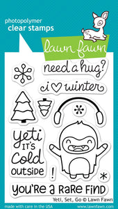 Lawn Fawn -Yeti, Set, Go - Clear Stamps – Design Creative Bling