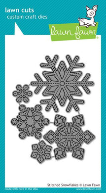 Lawn Fawn - Lawn Cuts - Dies - Stitched Snowflakes - Design Creative Bling