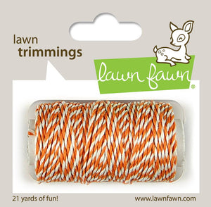 Lawn Fawn - Lawn Trimmings - Bakers Twine Spool - Tangerine Cord - Design Creative Bling